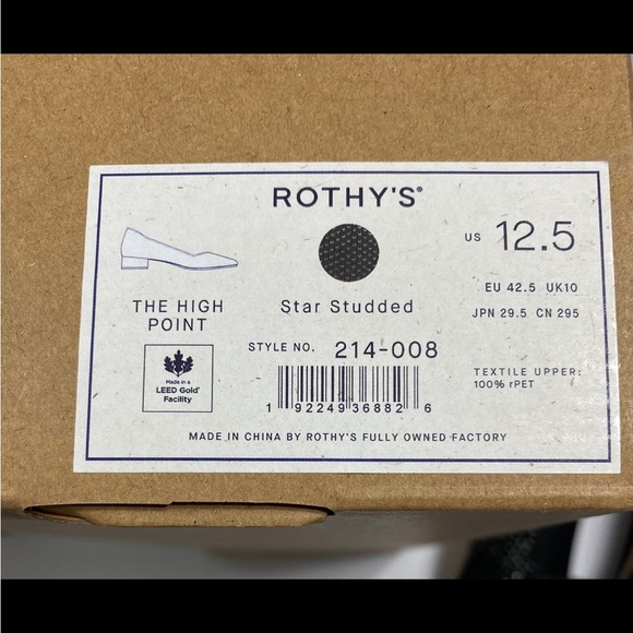 Rothy's Black and Blue Pointed Flats - Picture 6 of 6